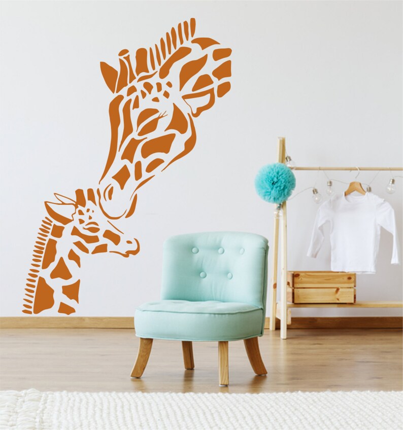 Download Mom And Baby Giraffe SVG baby giraffe wall art phoenixsvgs ...