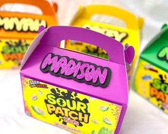 Sour Patch Kids Gift Box, Sour Patch Gift box, Sour Patch Party Favor, Sour Patch Treat Box, Sour Patch Kids Party Box