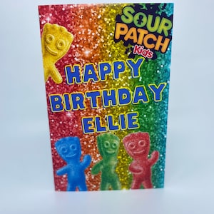 Sour Patch Kids Coloring Book, Sour Patch Kids Custom Coloring Book, Sour Patch Party Favor, Sour Patch, Sour Patch Kids Party Gift