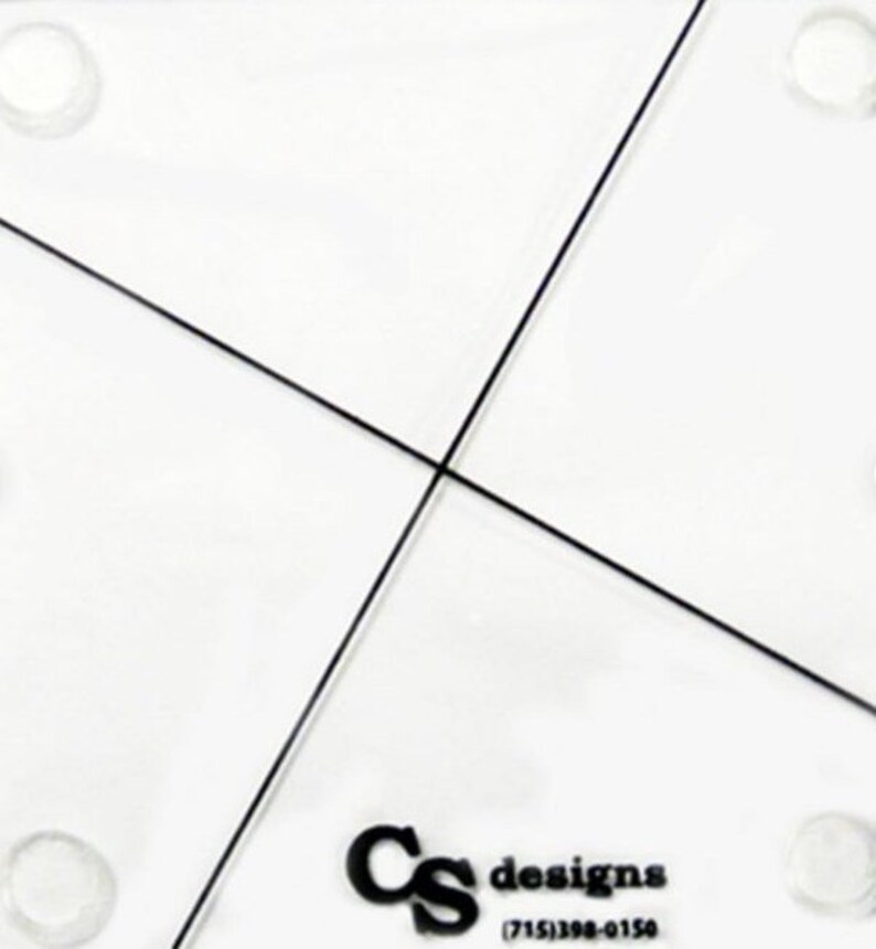 Lil Twister quilting tool template for pinwheels Around the Etsy