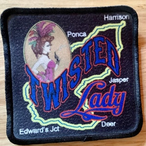 Twisted Lady Patch - Iron-on or Sew-on (3" x 3")