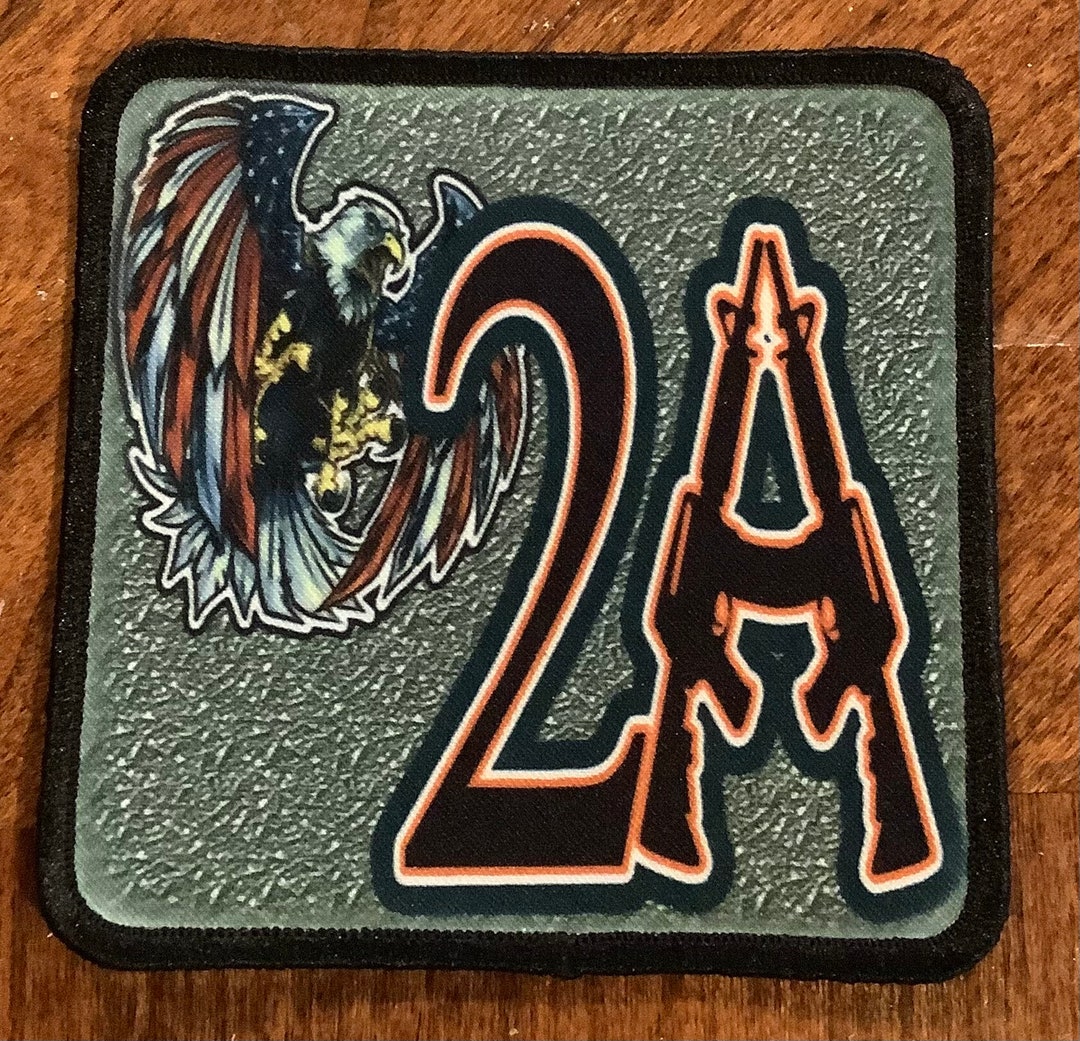 2a Patch 2A Patch With American Eagle - Iron-on or Sew-on (3