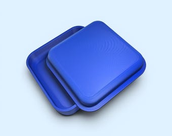 Square Valet Tray Wet Forming Mold - Veg Tan Leather 5-7oz