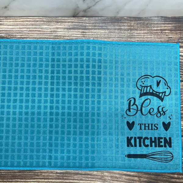 Bless This Home Kitchen Mat Etsy