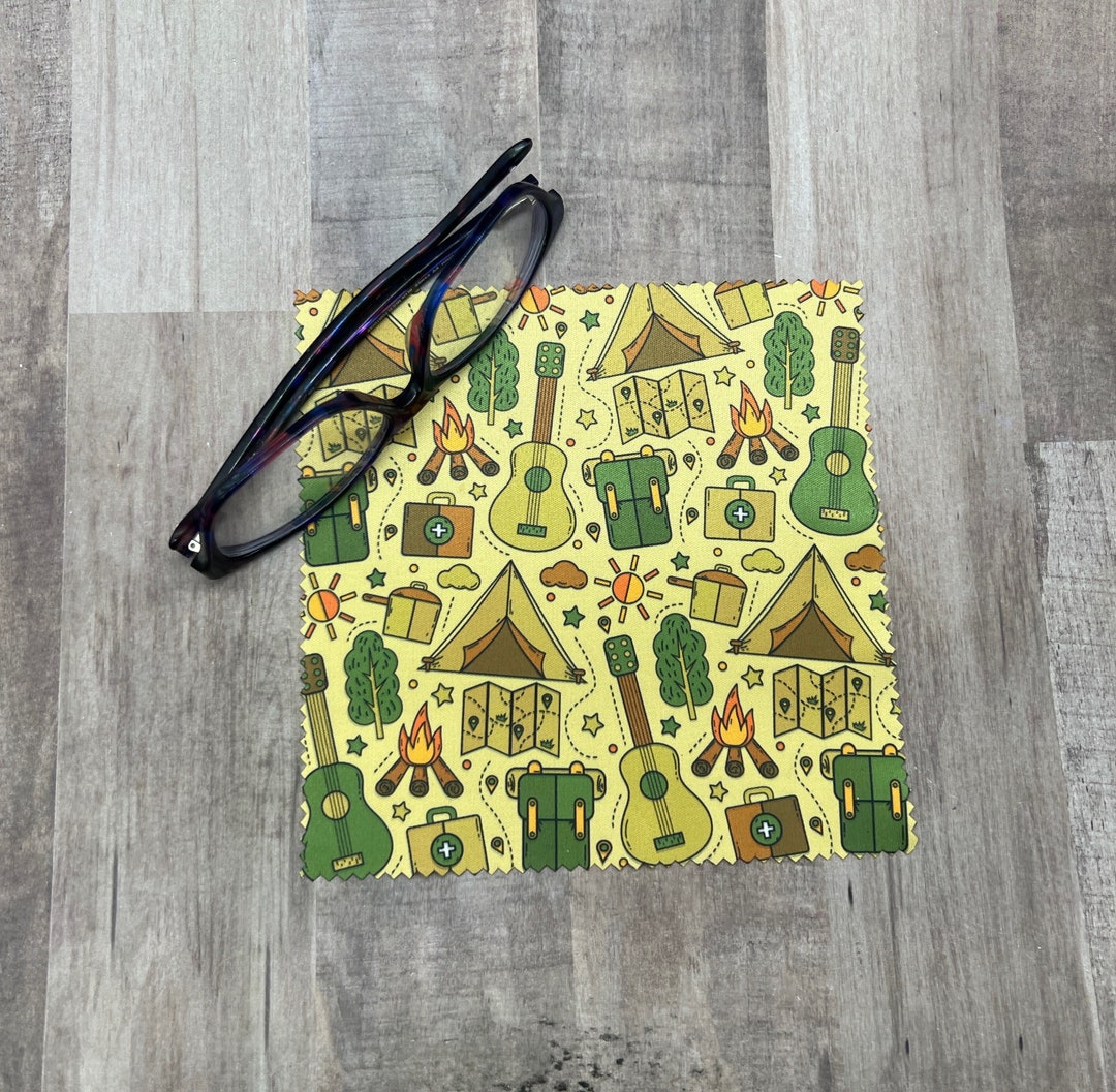Camping 2 Microfiber Cloth Eye Glass Cleaning Cloth Tablet Cleaning