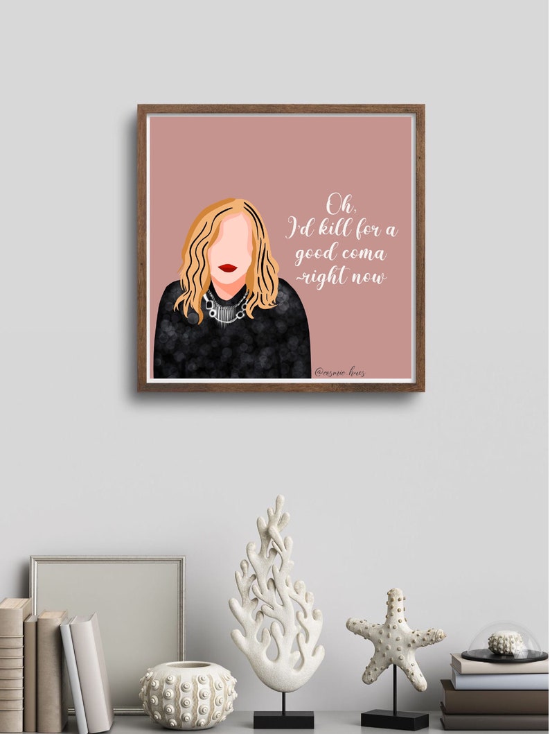 Comment Regarder Schitt's Creek En France Schitts Creek Moira Rose Illustration Impression numérique | Etsy