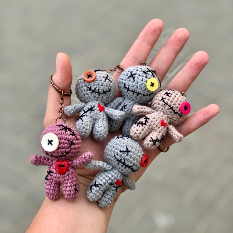 Voodoo Doll PDF Crochet Pattern Cute little voodoo amigurumi Etsy