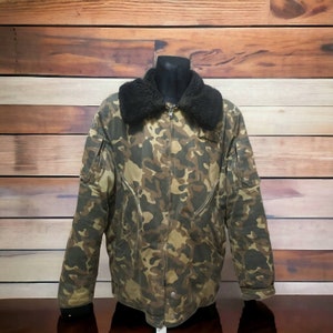 Military winter peacoat AFGHANKA USSR Army