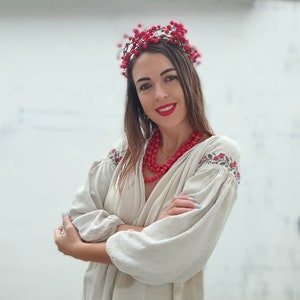 ウクライナの古いドレス、クロスステッチ、古いウクライナの衣装、手作り、ギフト、ヴィンテージ、