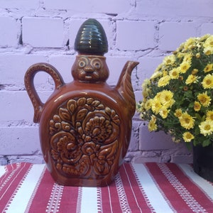 Ethnic teapot Pottery tea pot Ceramic teapot Tea kettle Stoneware teapot New home gift Christmas gift Grand parents gift Birthday gift
