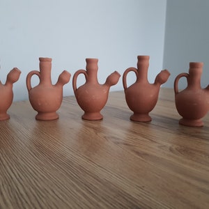 Ceramic pitcher whistle - Small toy flute - Ocarina - Ceramic whistle and water warbler - Flute water whistle - Troyan pottery souvenir