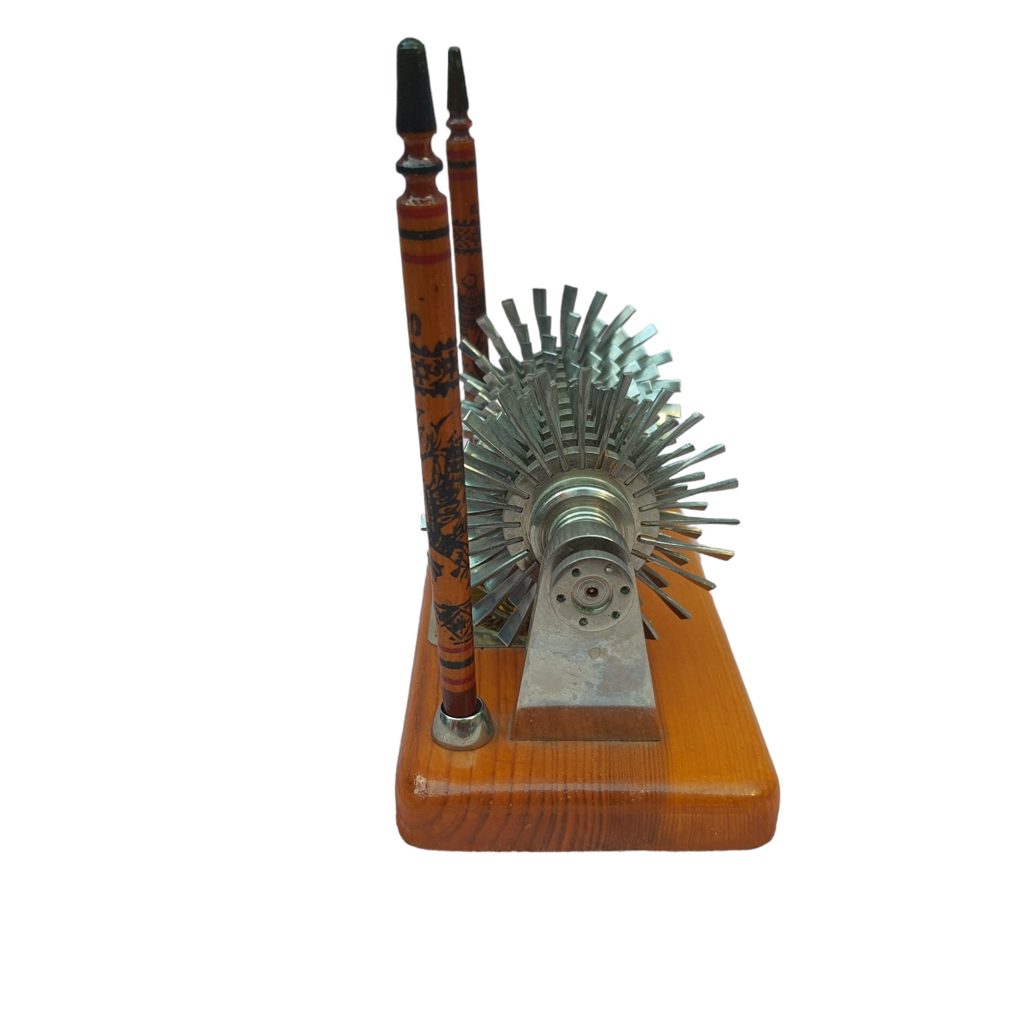 Soviet Writing Instruments Antique Ink Set, Soviet Table Decor, Handmade, Antique Writing Set ...