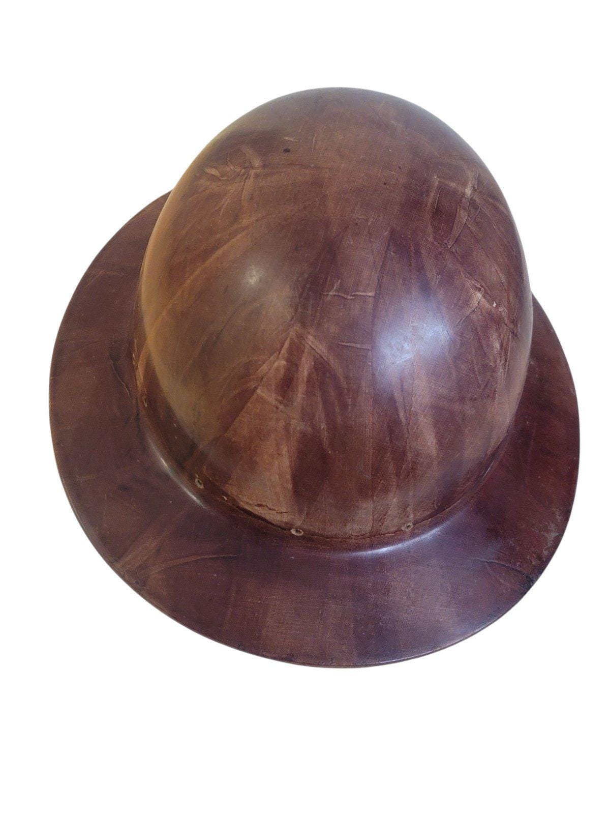 ヴィンテージ炭鉱労働者のヘルメット、炭鉱労働者の帽子、スカルガード