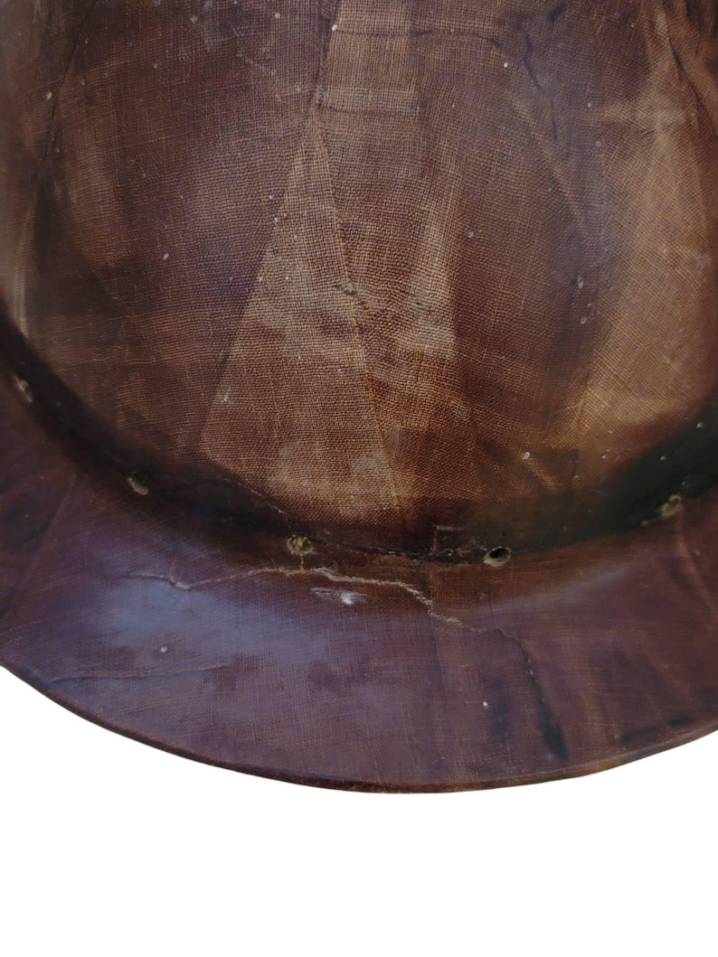 Capacete de mineiro de carvão vintage, chapéu de mineiro de carvão, capacete de segurança Skullgard, capacete de safári vintage, capacete de safári, capacete vintage, chapéu vintage imagem 11