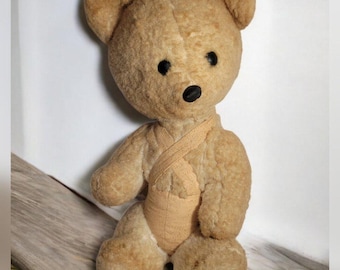 beige bear,  brown bear, teddy bear, children&#39;s toy, vintage, ussr, soft toy, mouse, antique bear