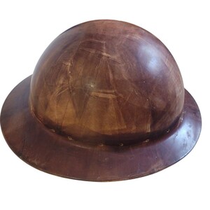 Capacete de mineiro de carvão vintage, chapéu de mineiro de carvão, capacete de segurança Skullgard, capacete de safári vintage, capacete de safári, capacete vintage, chapéu vintage imagem 6
