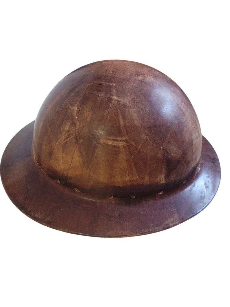 Capacete de mineiro de carvão vintage, chapéu de mineiro de carvão, capacete de segurança Skullgard, capacete de safári vintage, capacete de safári, capacete vintage, chapéu vintage imagem 6