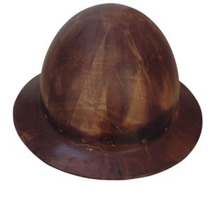 Capacete de mineiro de carvão vintage, chapéu de mineiro de carvão, capacete de segurança Skullgard, capacete de safári vintage, capacete de safári, capacete vintage, chapéu vintage imagem 8
