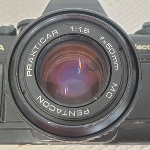 Film Camera Practice, Pentacon Prakticar 1:1.8 f=50 mm MC