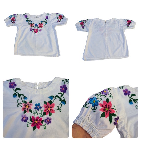 Ukrainian children's blouse, embroidered, ethnic … - image 3