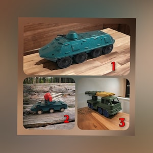 Tank, militaria, machine, rocket launcher, toy, USSR, vintage, decor, gift
