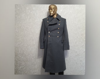 vintage winter overcoat of the general of militia of the USSR