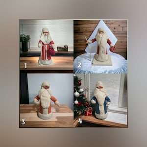 Santa Claus, USSR, New Year, Snow Maiden, New Year&#39;s decoration, vintage, gift, Christmas
