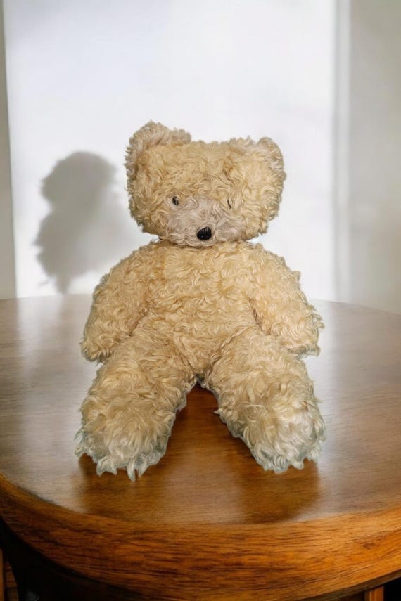ヴィンテージベア 熊 大きいサイズ アンティーク 中古 ぬいぐるみ テディベア 大きなクマ、テディベア、子供のおもちゃ、ヴィンテージ、ソ連