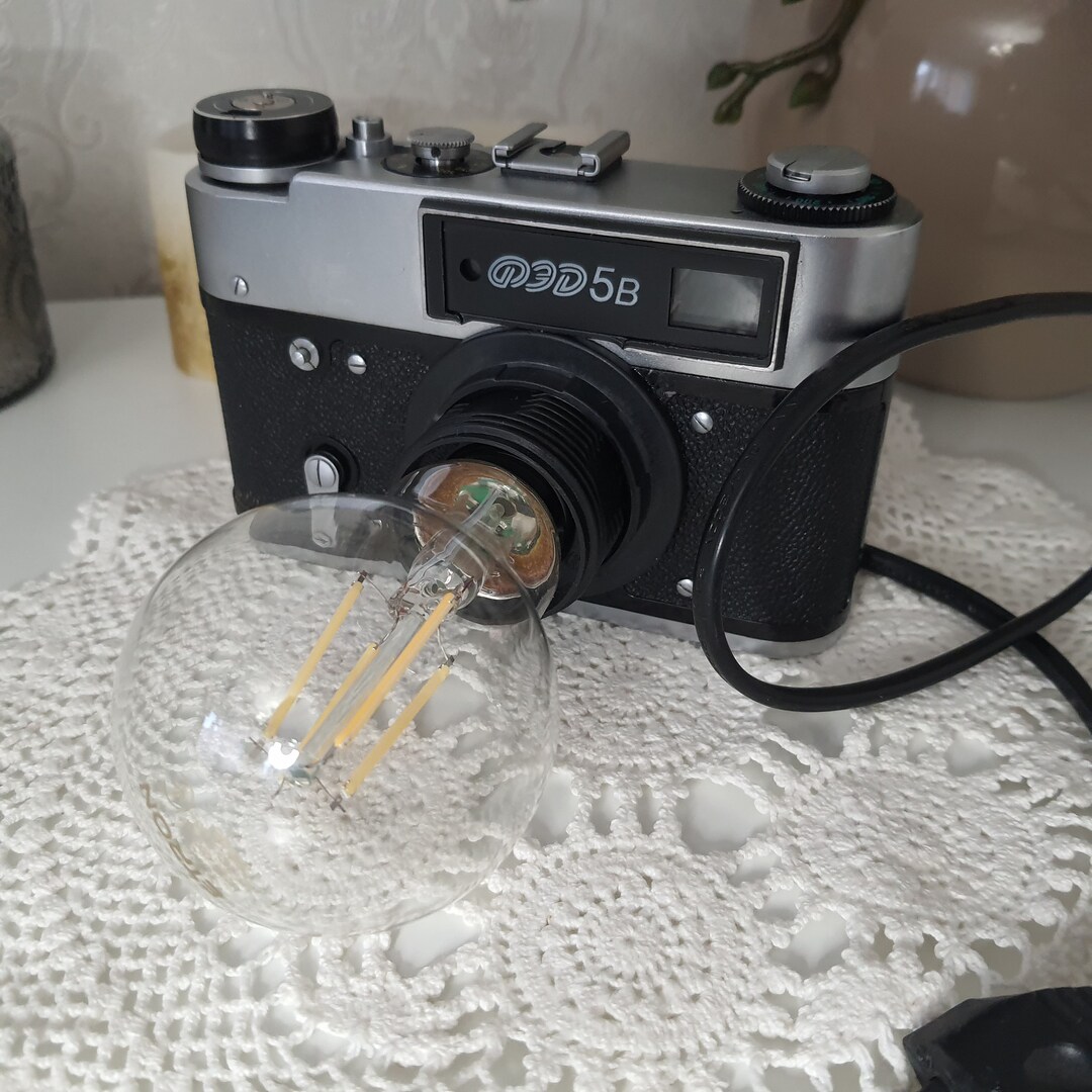 Fed 5, Camera Lamp, Wall Lamp, Wall Decor, Table Lamp, Vintage ...