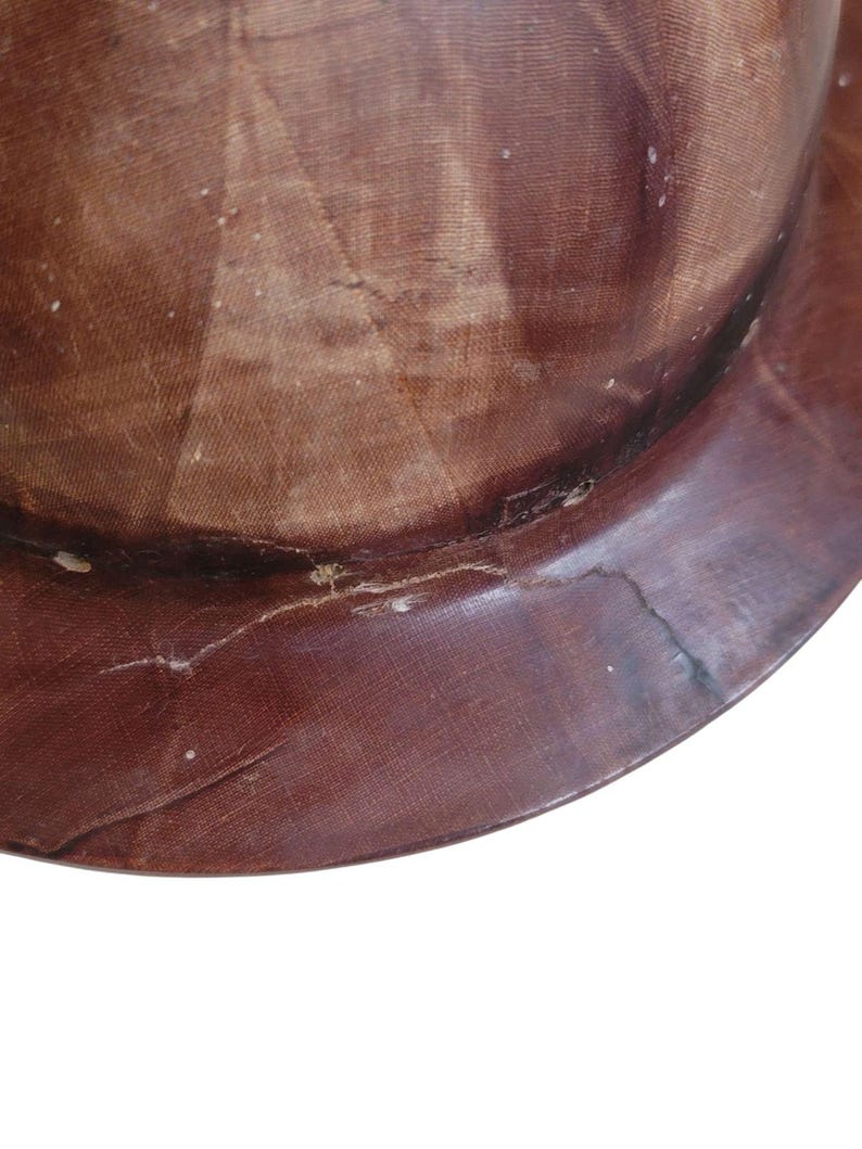 Capacete de mineiro de carvão vintage, chapéu de mineiro de carvão, capacete de segurança Skullgard, capacete de safári vintage, capacete de safári, capacete vintage, chapéu vintage imagem 3
