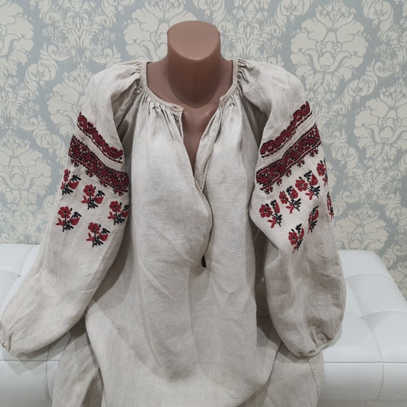 Ukrainian old dress, cross stitch, old Ukrainian … - image 6