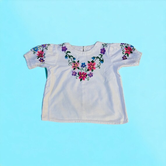Ukrainian children's blouse, embroidered, ethnic … - image 6