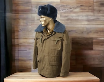 Soviet Military Jacket AFGHANKA With Pocket for Pistol USSR