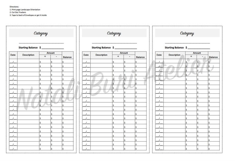 cash envelope tracker cash envelope tracker