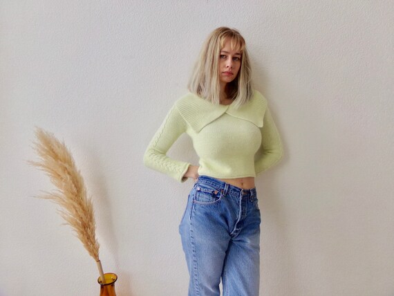 Vintage Angora Knit Sweater
