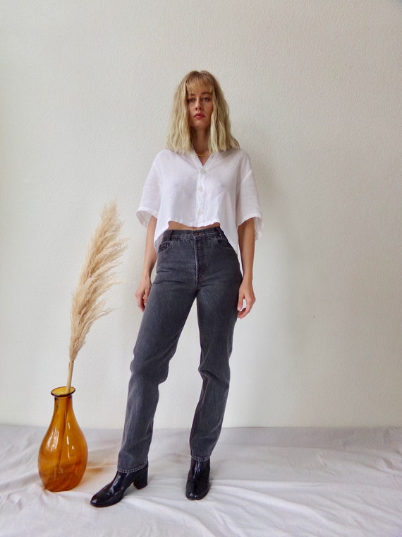 Vtg. Charcoal 701 Student Levi's Jeans