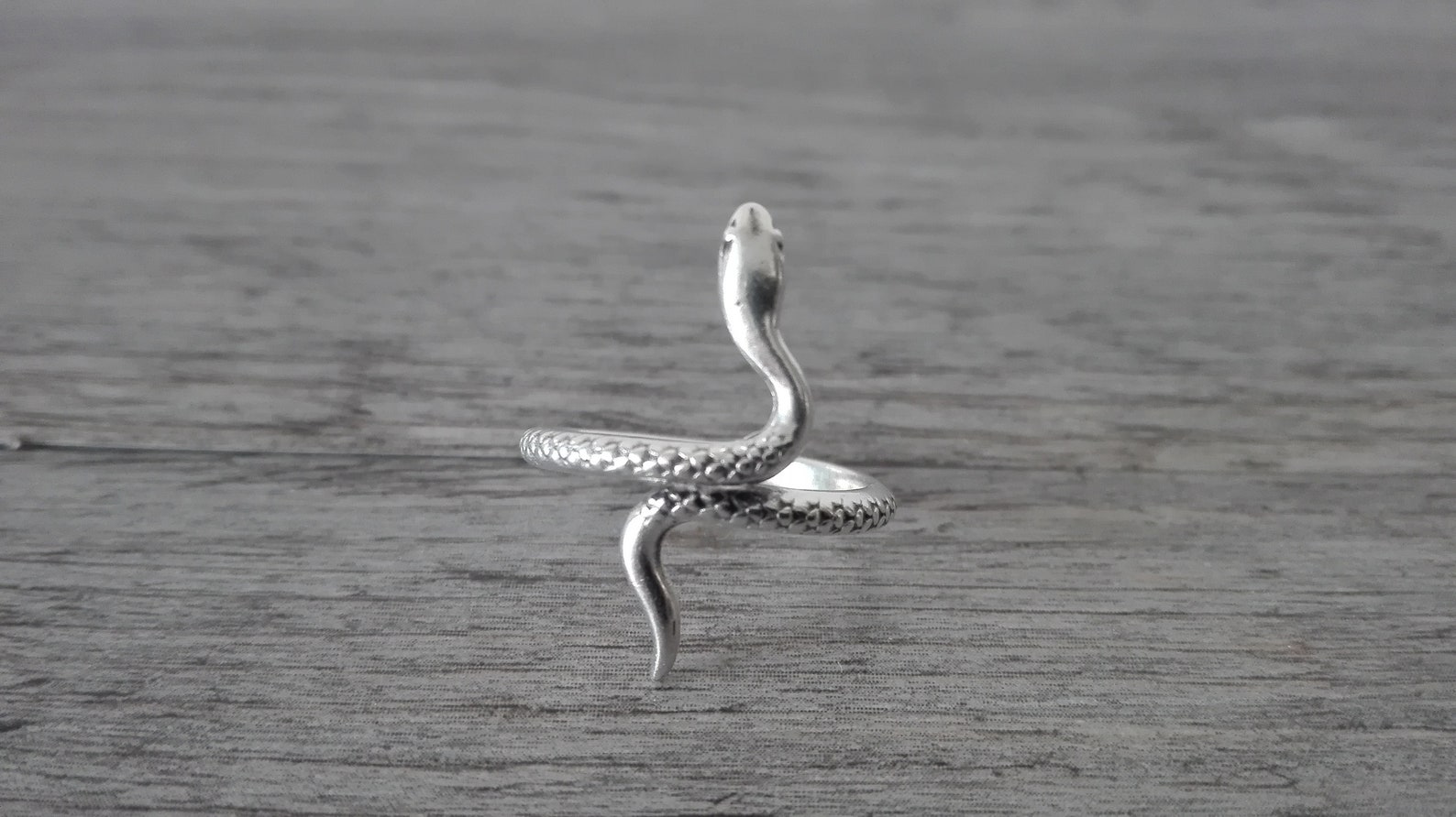 Gold Plated Snake Ring Adjustable Snake Ring Gold Snake Etsy