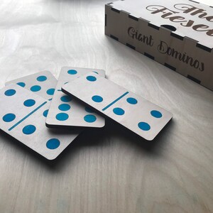 Giant dominos laser svg digital download glowforge thunder, aeon games wooden