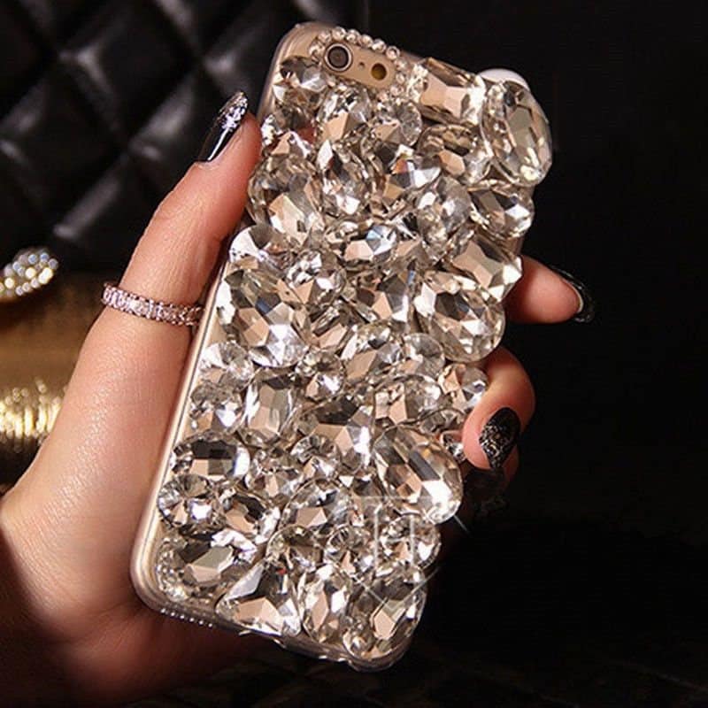 Dteck iPhone 14 Pro Max Case, Rhinestone Bling Diamond Lens Protector  Sparkle Shiny Bumper Plating Clear Phone Case for iPhone 14 Pro Max,Gold 