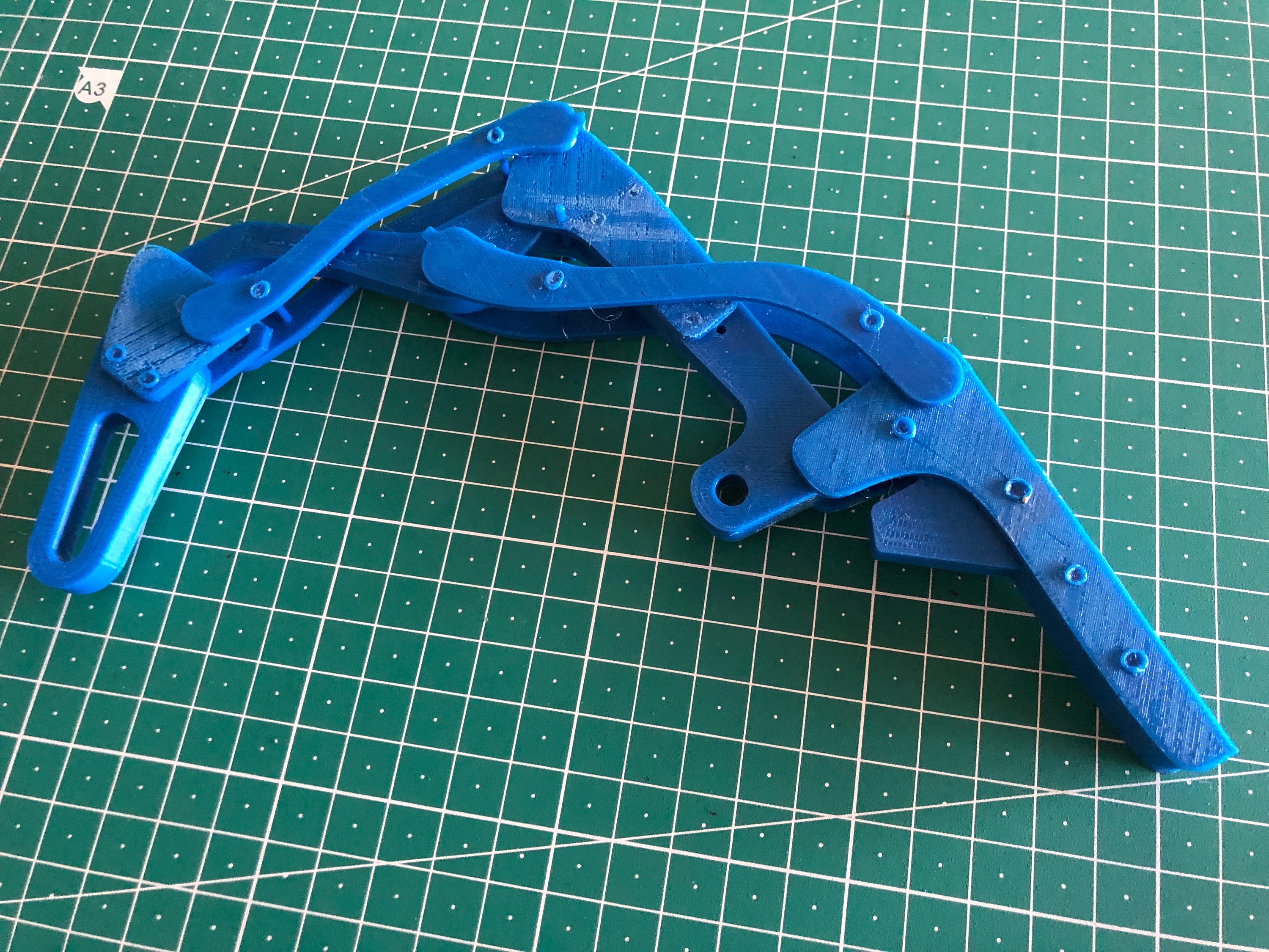 3D Printed Mechanically Articulated Fingers for Hand Etsy Australia