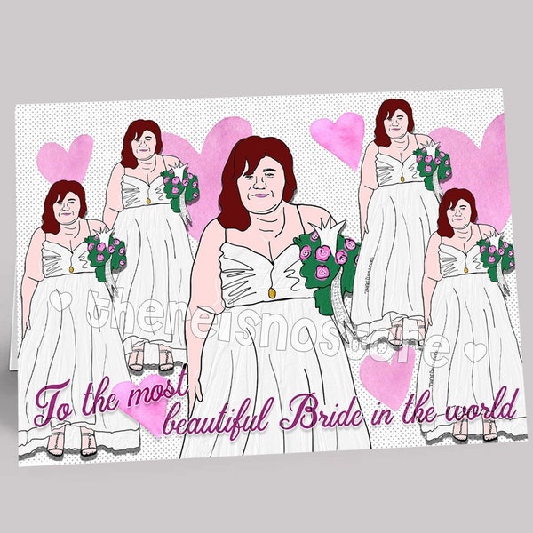 Seksi Bride  // Danielle  90 Day Fiance Wedding Card
