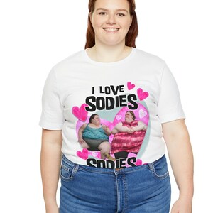 White Sodies 4 Life 1000lb. Sisters T-Shirt // Black // 1000 Pound Sisters Merch