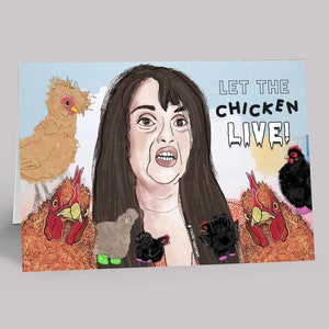 90 Day Fiance Greeting Card | Chidi + Rayne  | Reality TV Merch & Gifts by @thereisnostore | Let The Chicken Live!