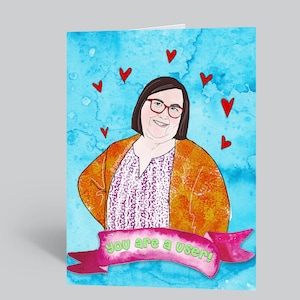90 Day Fiance Greeting Card | Danielle Seks 2nite | Reality TV Merch and Gifts by thereisnostore