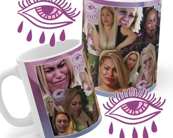Tears of Darcey Mug // 90 Day Fiance Ugly Cry Mug for Reality TV