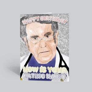 Dr Now Birthday Card  //  Dr. Nowzaradan Diet //  My 600lb Life Reality TV Merch and Gifts by thereisnostore