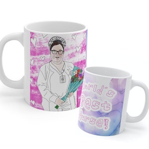 La migliore infermiera del mondo! / Seksi Danielle Mug / 90 Day Fiance Merch / Reality TV / 11oz Tazza in ceramica / Regalo per fidanzata moglie Bestie