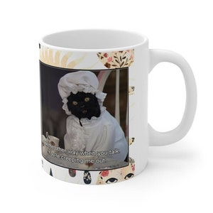 Salem Sabrina the Teenage Witch Mug | y2k and 2000s Pop Culture Gifts| Look the Other Way When You Talk You&#39;re creeping me out!