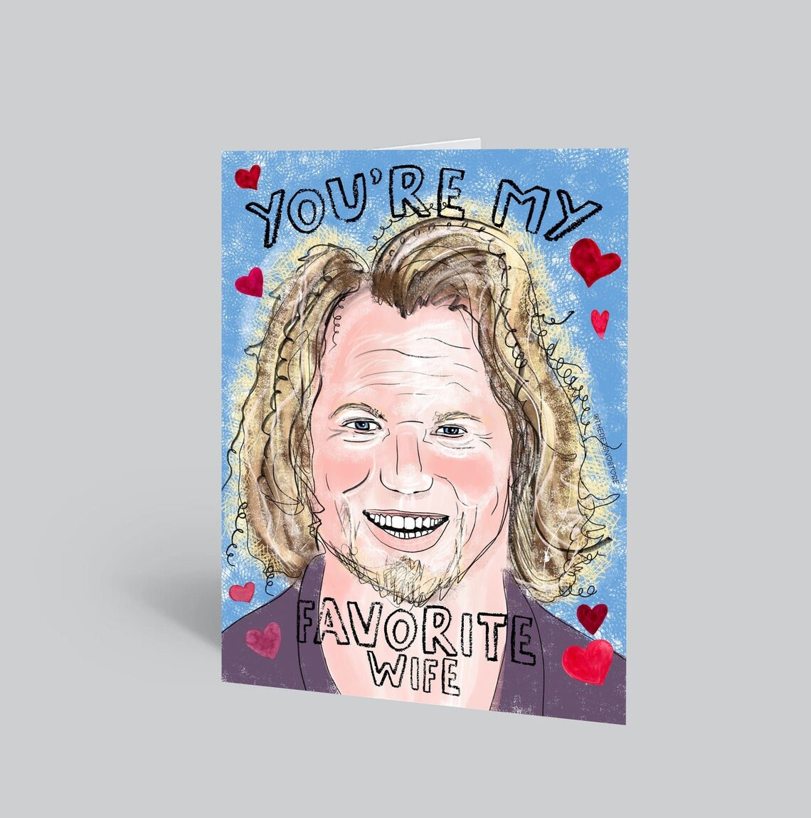 Sister Wives Birthday Card Kody Robyn Brown Fan Art Etsy