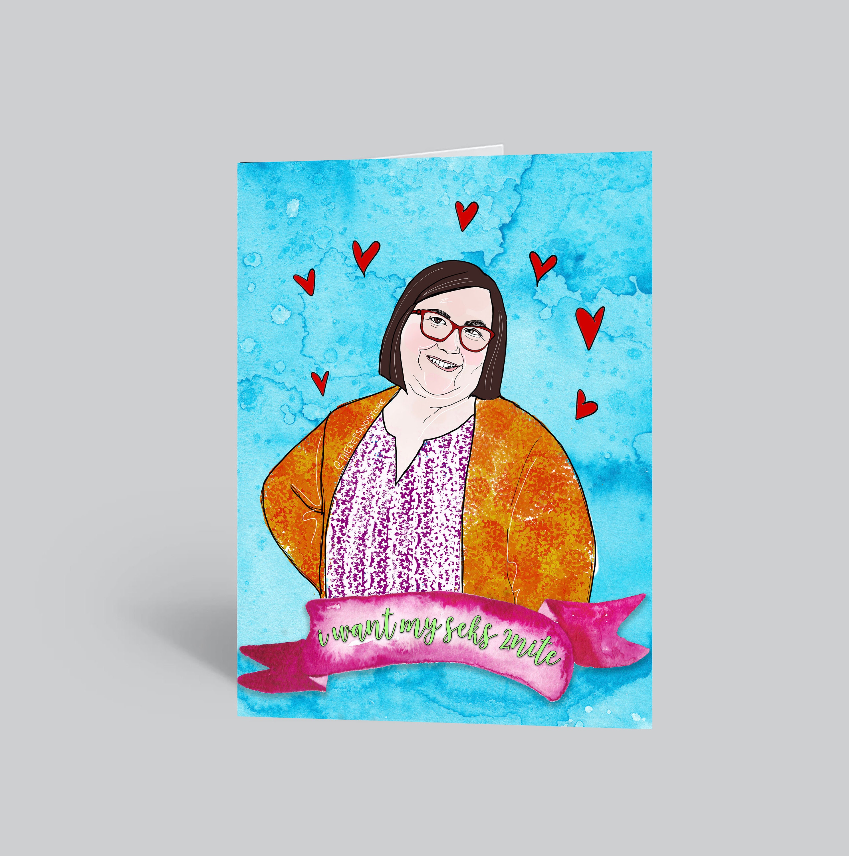 90 Day Fiance Greeting Card Danielle Seks 2nite Reality TV
